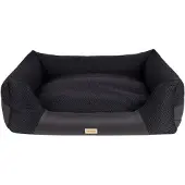 Amiplay Milano Bank Hondenmand L Zwart - Comfort & Stijl