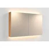 Sanicare Qlassics Ambiance spiegelkast 80cm met spiegeldeuren arrano oak