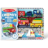 Melissa & Doug – Houten puzzel – Voertuigen