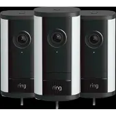 Ring Spotlight Camera Pro 2e Generatie Bedraad Zwart 3-Pack