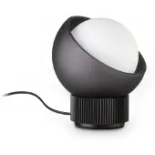 Ideal Lux Tafellamp Bloom, zwart, Woon-/ Eetkamer, metaal, Modern, Tafellamp