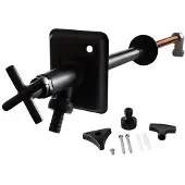 Technim Comfort Line Gevelkraan Deluxe 15 x 1/2" Vorstvrij - Zwart