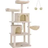 Famanu Kratzboom – Luxe voor katten – Kraboom met pluchen mand