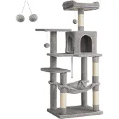 Famanu kraboom met speelhuisje - grote klimboom voor katten