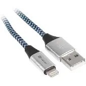 Tracer TRAKBK46269 lightning-kabel, 1 meter, zwart, blauw, zilver