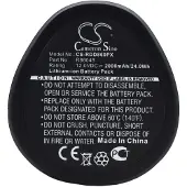 Cameron Sino AEG L1215R / L1220 / L1230 accu (12 V, 2000 mAh, Li-ion, huismerk)