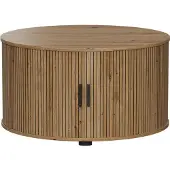 Vicco Selva Salontafel – 80 x 80 cm met schuifdeur Eiken