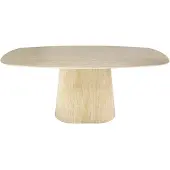 Nest of Nora Eettafel deens ovaal 180 cm - Keramiek travertin