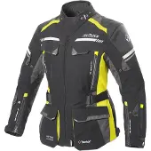 Büse Highland Pro Textieljas Voor Dames Zwart/Neongeel 46 Dames