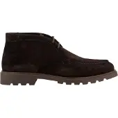Giorgio Armani veterschoenen donkerbruin met grof geribbelde rubberzool