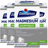 Davitamon 4x Magnesium Kauwtablet 60 tabletten