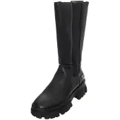 Steve madden Laarzen 'TRANSCEND BLACK LEATHER' zwart