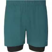 Endurance - Kros 2-in-1 Shorts - Hardloopshort L, blauw/turkoois