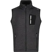 CMP - Vest Jacquard Knitted - Fleecebodywarmer 58, grijs
