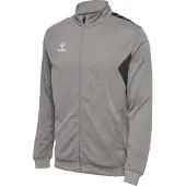 Hummel Sportsweatvest stone grey / wit
