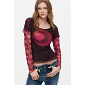 Desigual Shirt rood / bordeaux