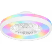 Freelight Plafondventilator Ventola Tuya Ø 60 cm RGB wit