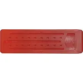 Adler velwig, kunststof, L 250 mm, rood