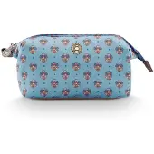 Pip studio Toilettas Bags Cooper Cosmetic Purse Small Jaipur Flower Blue 19x8,5x12cm