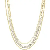 Yehwang Dubbele Gelaagde Schakelketting – RVS - Goud