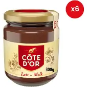 Côte d'Or Chocolade Smeerpasta melk - 300g x 6