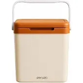 Ceruzo Koelbox 24 Liter - Taupe-Cognac Bruin - Passieve Koelbox
