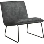 Nest of Nora Fauteuil Lokan - Relaxstoel - Antraciet velvet