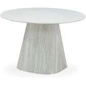 Giga Meubel Eettafel Puck Keramisch Grijs Rond 120cm