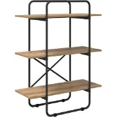 vidaXL Boekenplank 3-laags 80 x 35 x 105 cm PB Artisanaal eiken