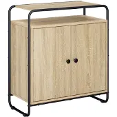 vidaXL Dressoir Sonoma Eiken 68 x 35 x 75 cm Bewerkt hout