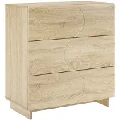 vidaXL Dressoir Sonoma Eiken 70 x 38 x 75 cm Bewerkt hout