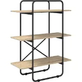 vidaXL Boekenplank 3-laags 80 x 35 x 105 cm PB Sonoma Eiken