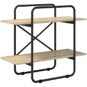 vidaXL Boekenplank 2-laags 80 x 35 x 70 cm PB Sonoma Eiken