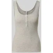 Pieces slim fit tanktop van mix van biologisch katoen model 'KITTE'