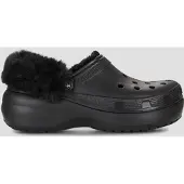 Crocs Klompen CLASSIC PLATFORM FUZZ LINED CG dames 39 / 40
