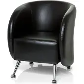 Hjh OFFICE ST. LUCIA | 1-Zits - Lounge stoel Zwart