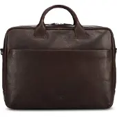 Jost Glasgow Aktentas Leder 40 cm Laptopvak bruin