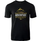 Hi-tec Lore T-shirt Met Korte Mouwen Zwart 2XL Man