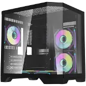 Darkflash Ft350 Computerbehuizing Voor Pc Met 5 Argb-Ventilatoren