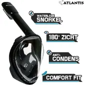 Atlantis Snorkelmasker Duikbril - Snorkel - Snorkelset - Full Face