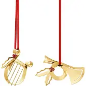 Georg Jensen kerstversieringsset 2026 goud