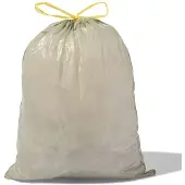 HEMA Huisvuilzakken met trekband 30L - gerecycled plastic - 25 stuks