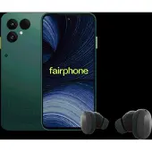 Fairphone 6+ 256GB Groen 5G + Fairbuds Wireless Zwart