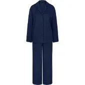 Triumph Amourette Jacquard PW Dames Pyjamaset - BLAUW