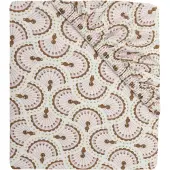Jollein Hoeslaken Ledikant - 70/75x140/150cm - Jersey - Soft Plumes
