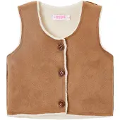 Someone OFELIA-SG-13-Q Meisjes Gilet - BROWN
