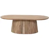 Giga Meubel Salontafel Salvador Naturel Ovaal 120cm