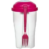 Sagaform Salade meeneem beker To Go - Roze