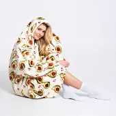 Noxxiez Avocado - Hoodie deken - Groen