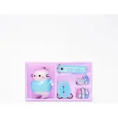 Pembe speelfiguur Pembe bento box met accessoires en sleutelhanger.
